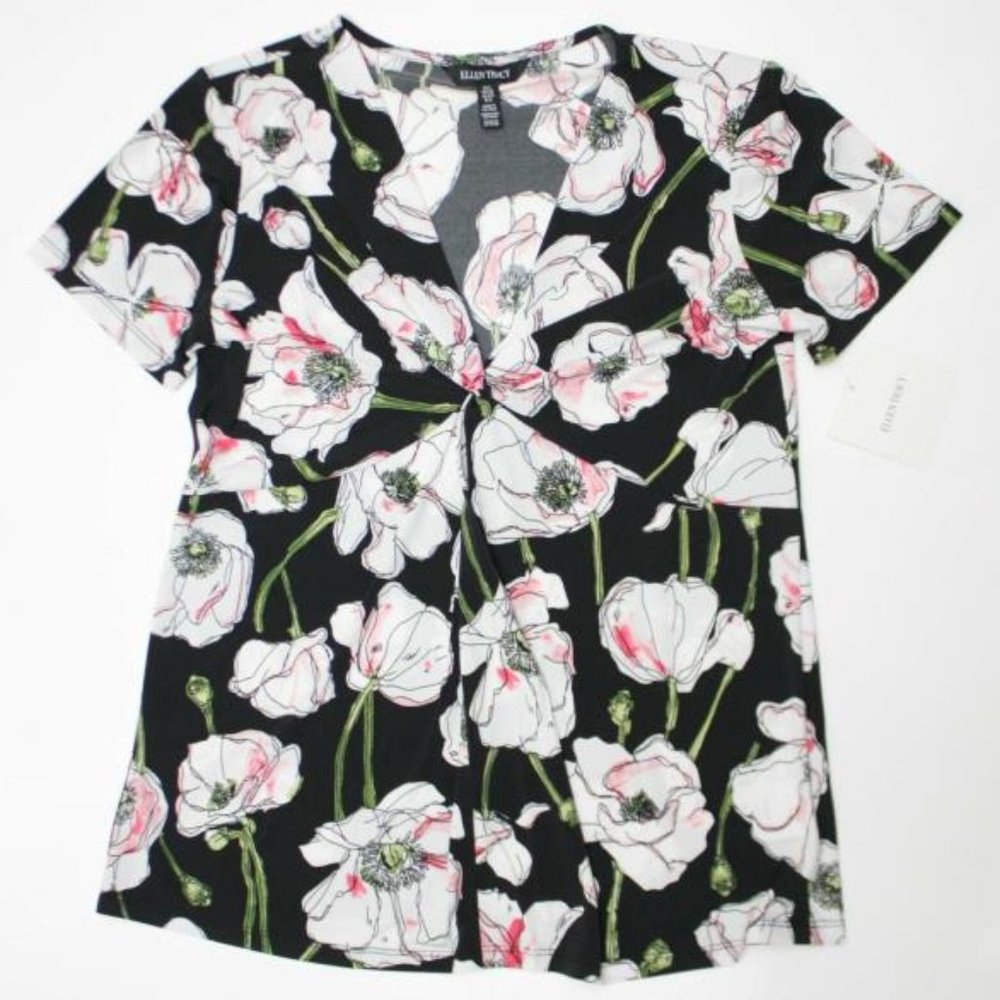 Ellen Tracy short sleeve top - NEW with tags